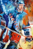 Voka, Wayne Gretzky, 2009, acrylic on canvas; framed