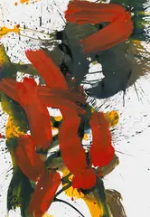 Franz Grabmayr, Tanzblatt, 2002-2012, mixed media on paper; framed
