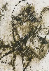 Christian Eisenberger, Untitled, 2015, mixed media on paper; framed