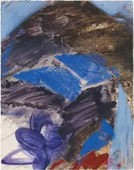 Josef Mikl, Untitled, 1990, mixed media on paper; framed