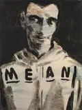 Andreas Leikauf, Mean, 2001, oil on canvas; unframed