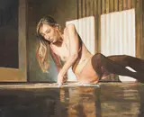 Martin Schnur, Wienerische Variante der Empfindsamkeit, 2009, oil on canvas; framed