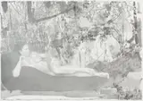 Sevda Chkoutova, Liegende, 2011, graphite pencil on paper