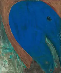 Brigitte Kowanz, Untitled, 1980/83, mixed media on canvas; framed