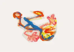 Brigitte Kowanz, Untitled, 1980, mixed media on paper