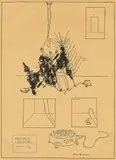 Bruno Gironcoli, Brochure "Kornähre, 1973, serigraph; framed