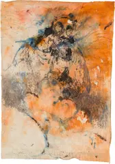 Ernst Len, Untitled, 1983, mixed media on paper; framed