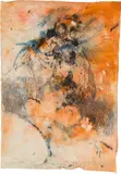 Ernst Len, Untitled, 1983, mixed media on paper; framed