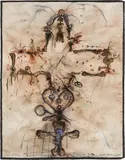 Ernst Len, Untitled, 2004, mixed media on paper; framed