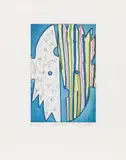 Kiki Kogelnik, Upside Down, 1993, serigraph; framed