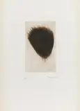 Arnulf Rainer, Untitled (from the portfolio "Sieben Kleine"), 1971-1973, dry point etching on laid paper; framed