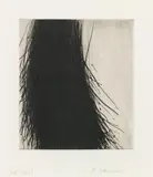 Arnulf Rainer, Untitled, 1986, dry point etching; framed