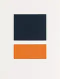 Arnulf Rainer, Proportionsgestaltung IV, 2009, coloured screen print; framed