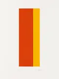 Arnulf Rainer, Proportionsgestaltung V, 2009, coloured screen print; framed