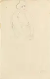 Gustav Klimt, Seated woman, c. 1904/05, pencil on paper