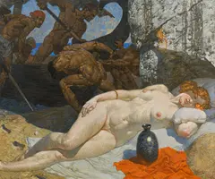 Alexander Rothaug, Ariadne on Naxos, 1930-36, oil on canvas