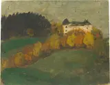 Alfons Walde, Landscape with Lebenberg castle