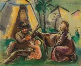 Anton Faistauer, Rest on the Flight