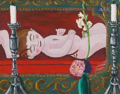Werner Berg, Schrein der unschuldigen Kinder, 1934, oil on canvas
