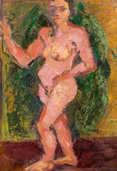 Herbert Boeckl, Standing nude, 1927, oil on canvas