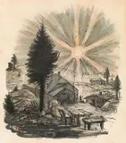 Alfred Kubin, Rural landscape in sunlight