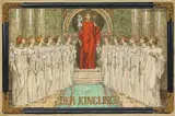 Alexander Rothaug, Der Jüngling, mixed media on paper; unframed