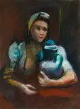 Josef Dobrowsky, Woman with jug