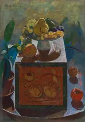 Robin Christian Andersen, Stillleben mit Weintrauben, c. 1925, oil on canvas