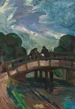 Broncia Koller-Pinell, Rest on the bridge