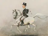 Carl Franz Bauer, Rider (Baron Robert Lattermann on horseback)