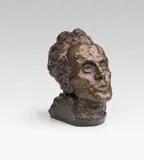 Egon Schiele, Self portrait, 1980, bronze