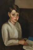 Toon Kelder, Portrait of a boy (Small boy Jan), 1926, oil on canvas on wood