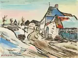 Franz von Zülow, View of a village