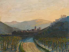 Wilhelm Trenkler, Dürrenstein, 1908, oil on panel