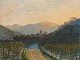 Wilhelm Trenkler, Dürrenstein, 1908, oil on panel
