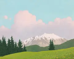 Felix Heuberger, Schneeberg, ca. 1935, oil on canvas