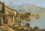 Alois Arnegger, View over Riva at Lake Garda