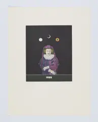 Josef Bramer, Verwirrung, 1987, Aquarell-Farbradierung auf Papier