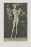 Ernst Fuchs, Madonna, Farbradierung auf Papier; gerahmt