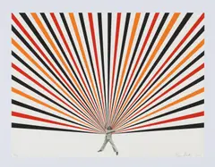 Rico Gatson, James Brown #2, 2012, Collage aus Inkjet-Element und dreifarbigem Siebdruck auf Coventry Büttenpapier (250g/m²)