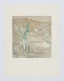 Hans Kruckenhauser, St. Peter-Salzburg, 1982, Farblithografie auf Papier