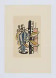 Fernand Léger, Vase bleue, 1951, Serigrafie in 5 Farben auf Bütten (Arches)