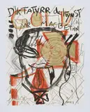 Jonathan Meese, Diktatyrr der Kynst, 2007, Farblithografie auf Bütten
