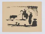 Corrida - Avant la pique by Pablo Picasso, 1960, Lithografie auf Papier, sold Nov 2021