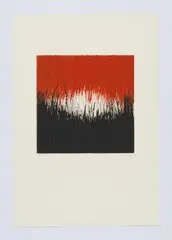 Birgit Sauer, Ikon, 1996, Kaltnadelradierung auf Büttenpapier