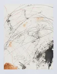 Hubert Scheibl, So what?, 2010, Weichgrund, Algrafie und Monotypie auf Büttenpapier