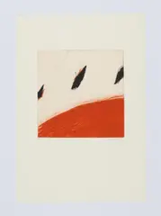 Birgit Sauer, Ikon, 1996, Kaltnadelradierung auf Büttenpapier