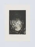 Linde Waber, Christmette, 1992, Radierung auf Papier