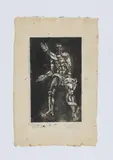 Marian Wotruba, Symbolik, um 1928, Holzschnitt auf Papier
