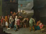 David Ryckaert III, Charivari, c. 1640, oil on panel, parqueted